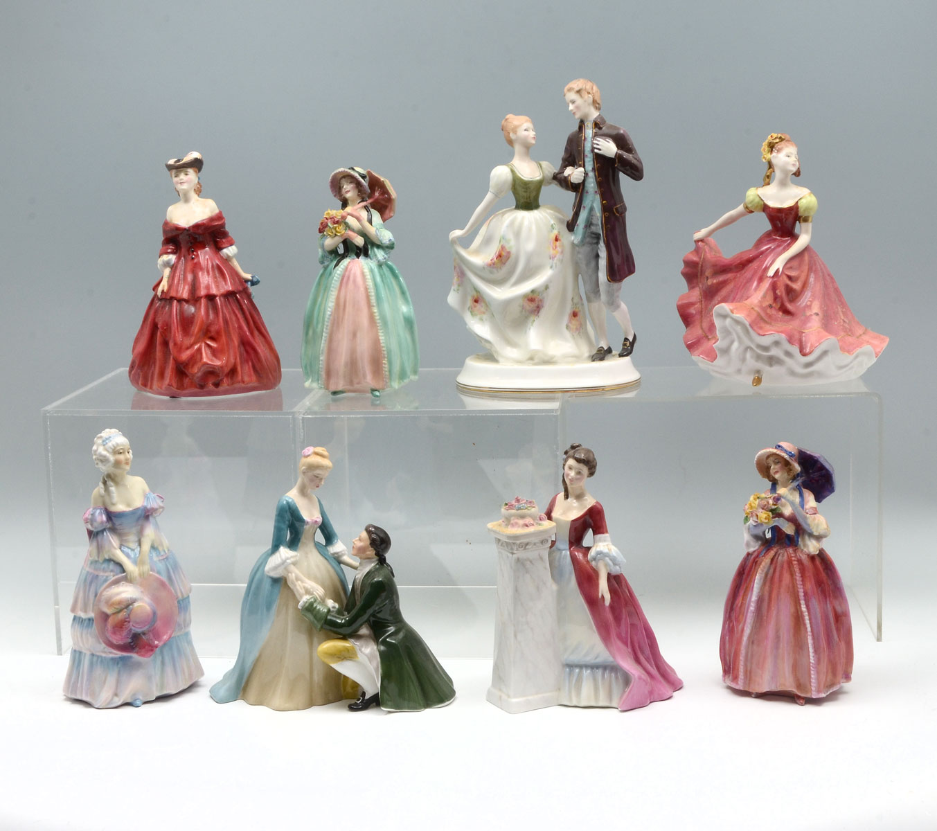 8 PC ROYAL DOULTON LADY
