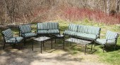 (8 PC) SET ALUMINUM PATIO FURN