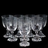 (8 PC) SEVRES CRYSTAL WINE GLA