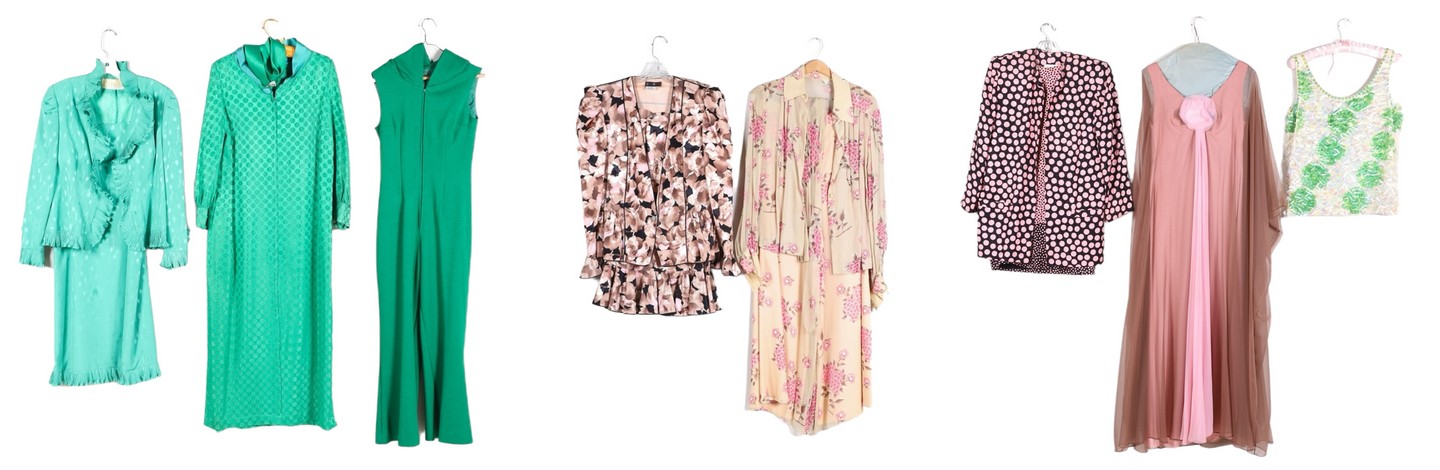 (8) Pc Vintage garment group to