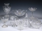 (8 PCS) CUT & PRESSED GLASSWAR