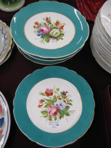 8 pcs. English Handpainted