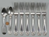 8 PCS. NATCHEZ COIN SILVER FLA
