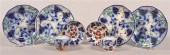8 PCS. OF GAUDY IRONSTONE STRA