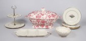 (8) Pcs porcelain, c/o Johnson