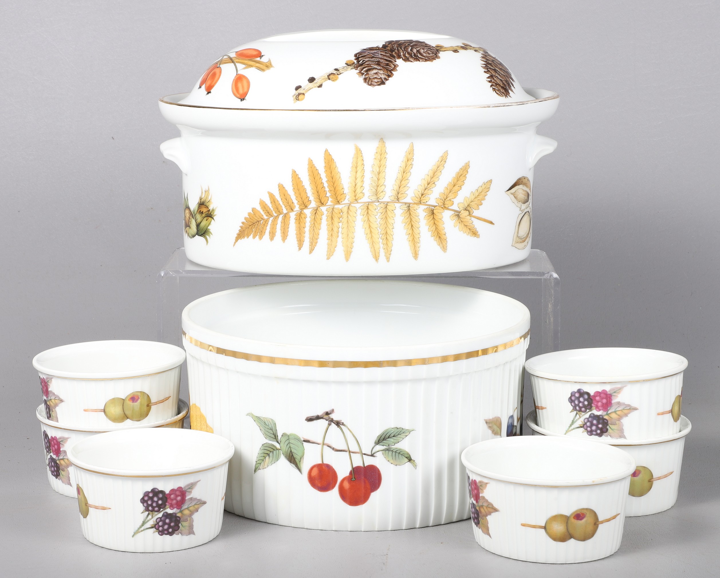 (8) Pcs Royal Worcester porcelain
