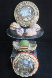 8 PCS SAILORS VALENTINES, SHEL