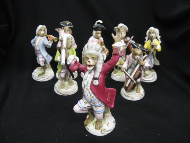 8 pcs. Sitzendorf German