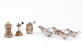 8 PCS, STERLING & SILVERPLATE