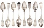 (8) PHILADELPHIA COIN SILVER F