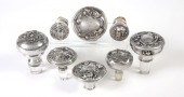 8 PIECE ART NOUVEAU STERLING B