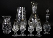 8 PIECE CRYSTAL GROUPING INCLU
