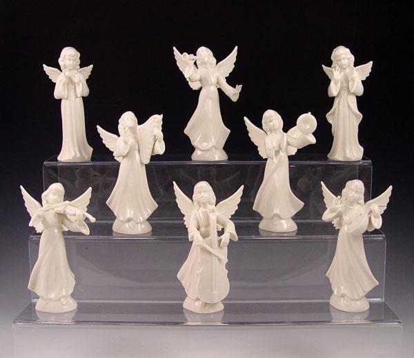 8 PIECE DRESDEN ANGEL BAND: Blanc