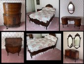 8 PIECE FRENCH STYLE INLAID BE