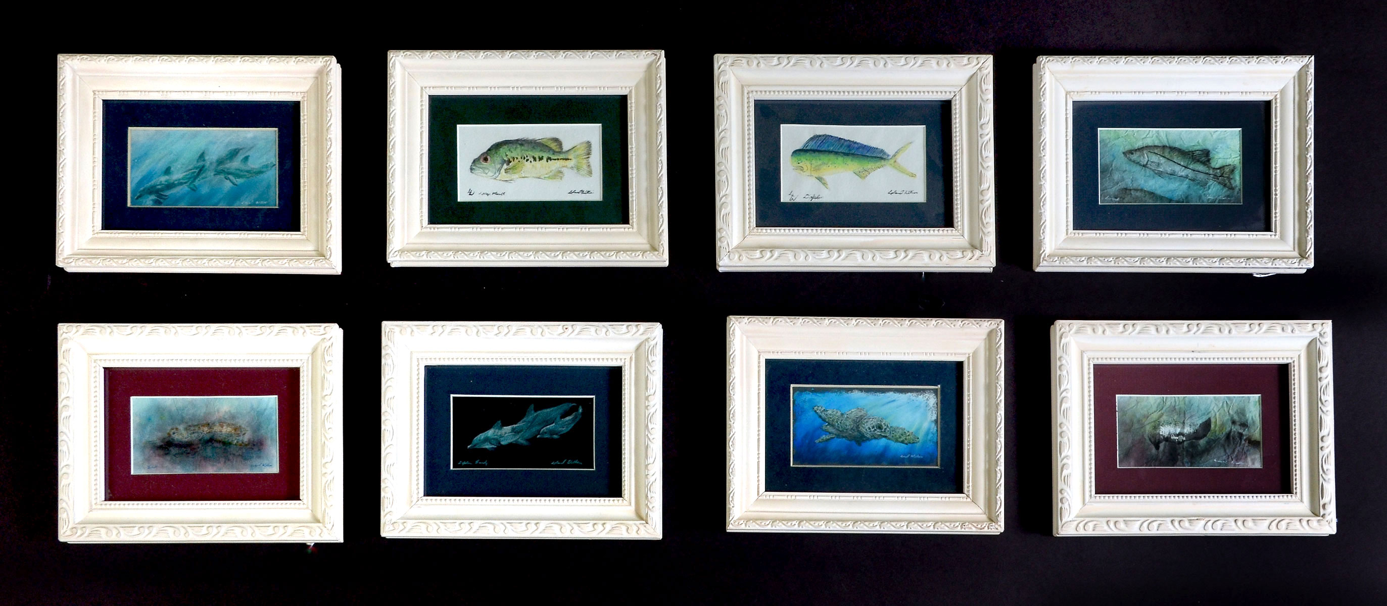 8 PIECE LELAND WILLIAM PAINTING