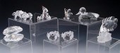 8 PIECE SWAROVSKI AUSTRIAN CRY