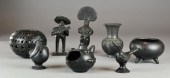 (8) Pieces Black On Black Mexi
