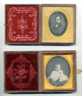 8 pieces.  Cased Daguerreotype