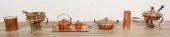 8 PIECES COPPER COOKWARE8 piec