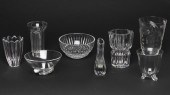 8 PIECES OF GLASS INCL. BACCAR