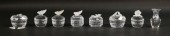 8 PIECES SWAROVSKI CRYSTAL TRE