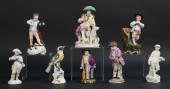 8 PORCELAIN FIGURES INCLUDING