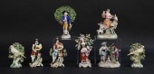 8 PORCELAIN FIGURES INCLUDING