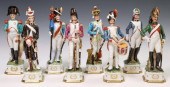 (8) PORCELAIN NAPOLEONIC ERA F
