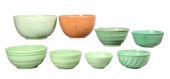 (8) Pottery mixing bowls c/o (
