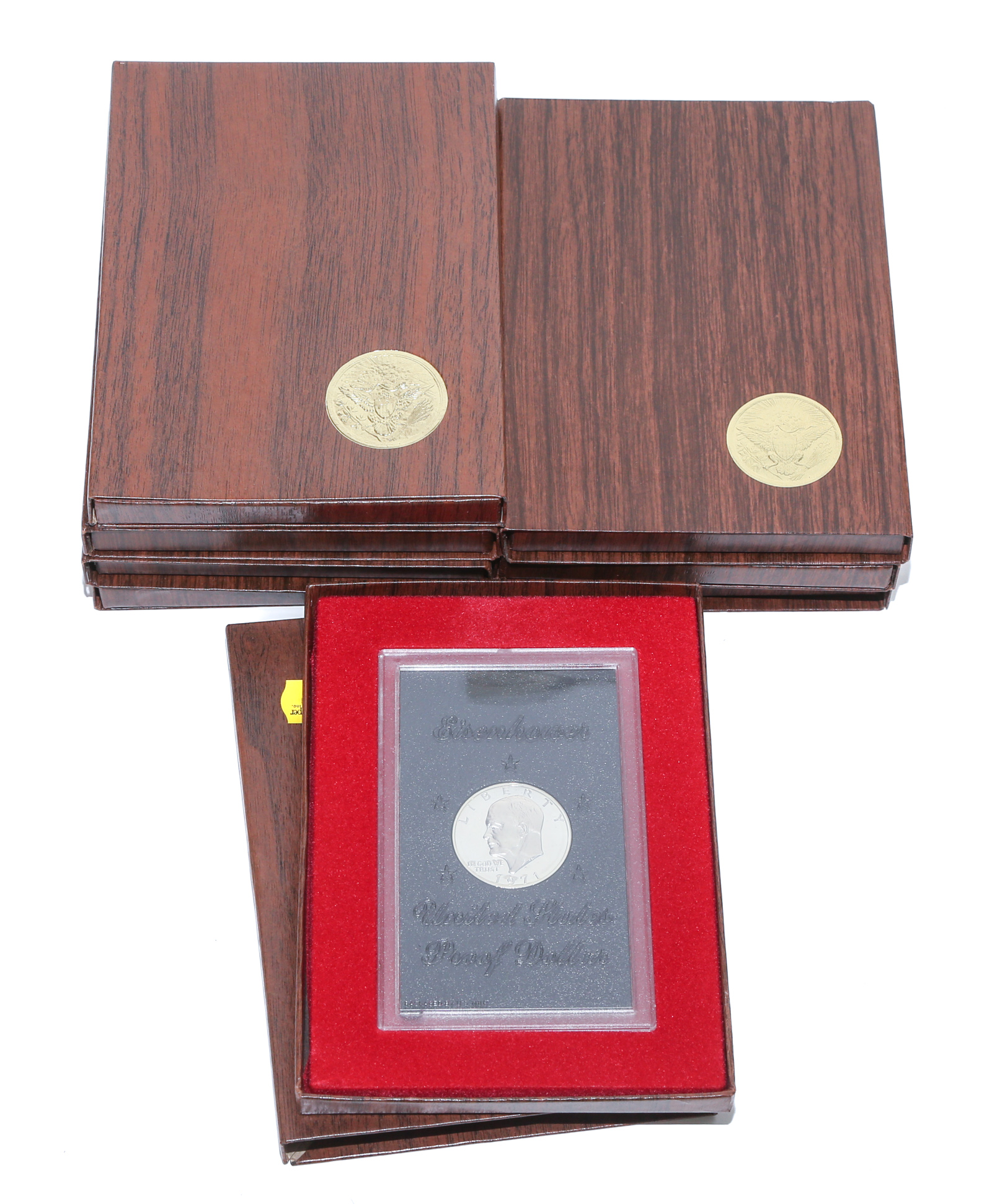 8 PROOF IKE SILVER DOLLAR BROWN
