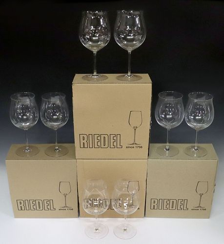 (8) RIEDEL SOMMELIERS BURGUNDY