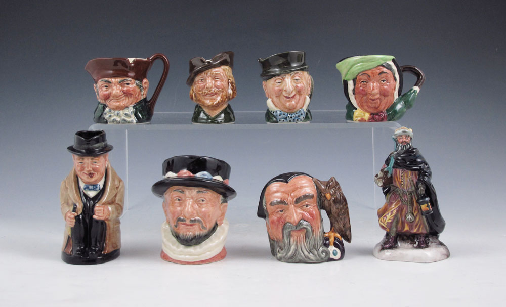 8 ROYAL DOULTON - CHARACTER SMALL