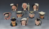 8 ROYAL DOULTON MEDIUM CHARACT