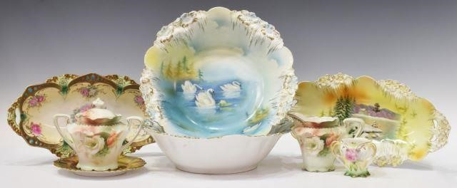 (8) R.S. PRUSSIA PARCEL GILT