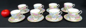 8 SHELLEY BONE CHINA ROCK GARD