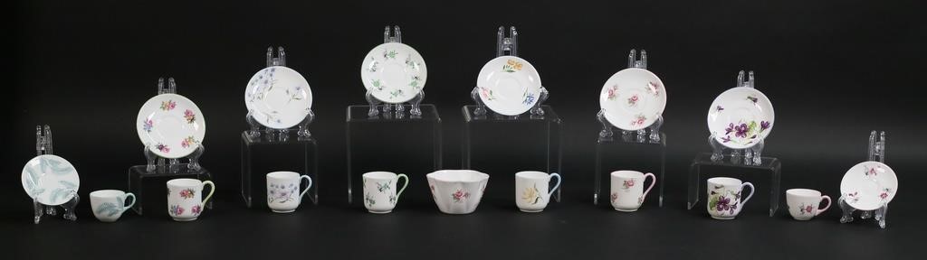 8 SHELLEY MINIATURE PORCELAIN