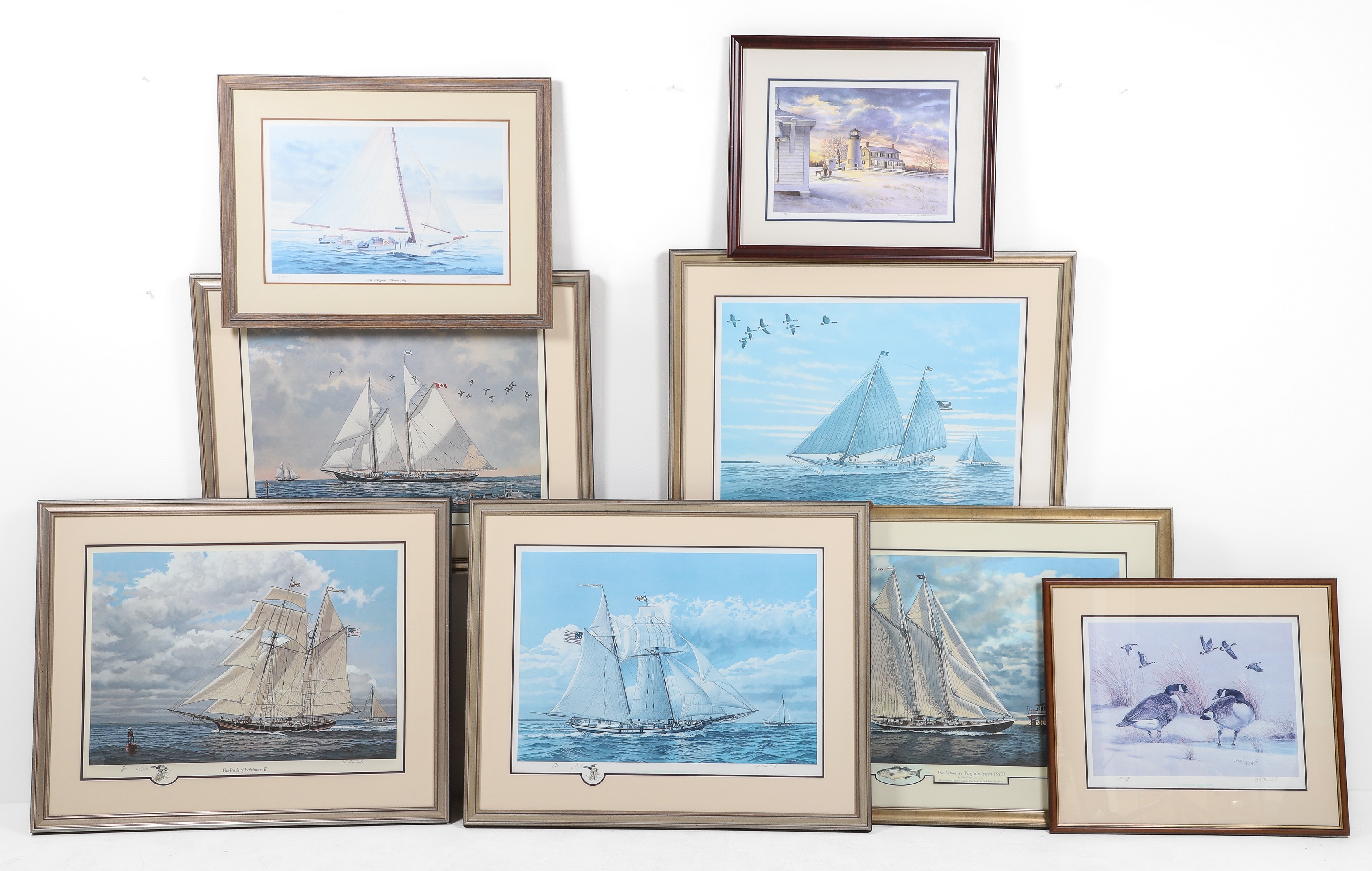 (8) Signed prints, includes (6)