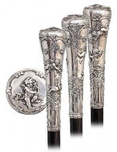 8. SILVER PUTTI DRESS CANE -CA