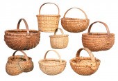 (8) Small splint baskets to in