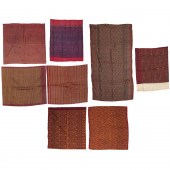 (8) SOUTHEAST ASIAN SILK IKAT