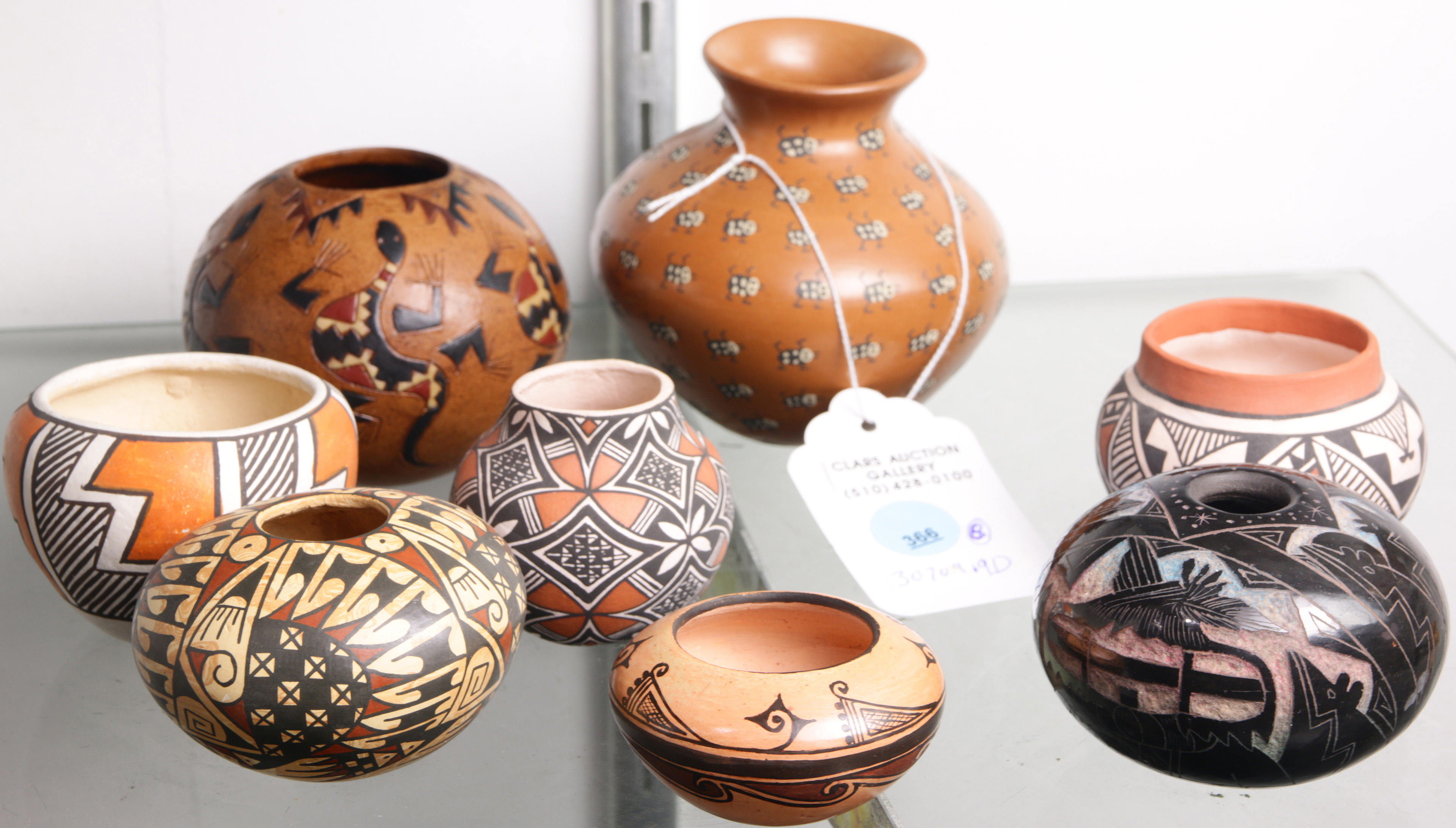 8 SOUTHWEST POTTERY MINIATURE