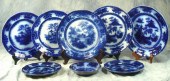 8 Staffordshire blue transfer
