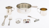 8 STERLING BABY ARTICLES INCLU