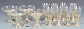 8 STERLING & CRYSTAL CORDIALS