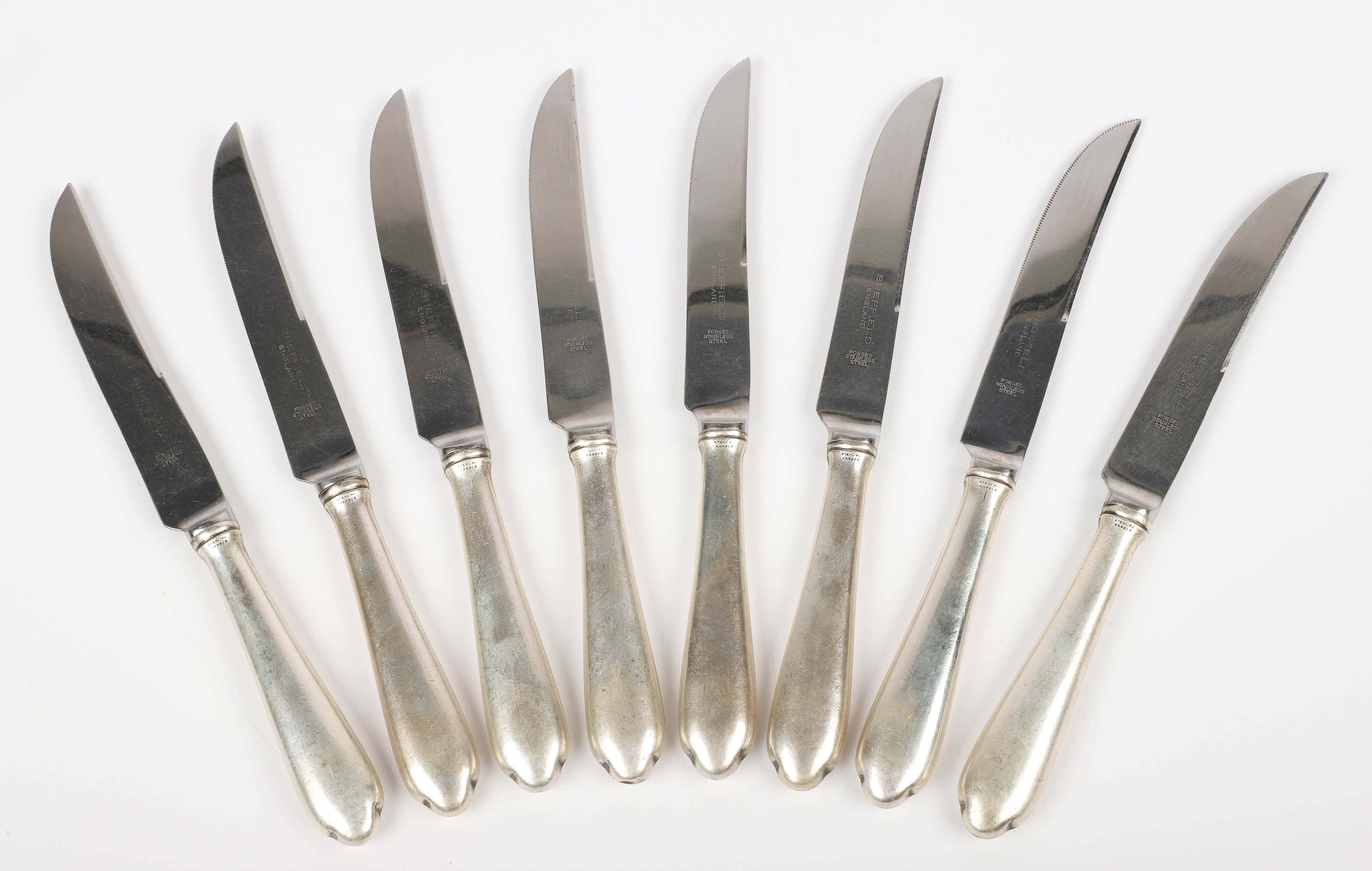 (8) Sterling handled steak