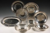 (8) STERLING SILVER BOWLS/TRAY