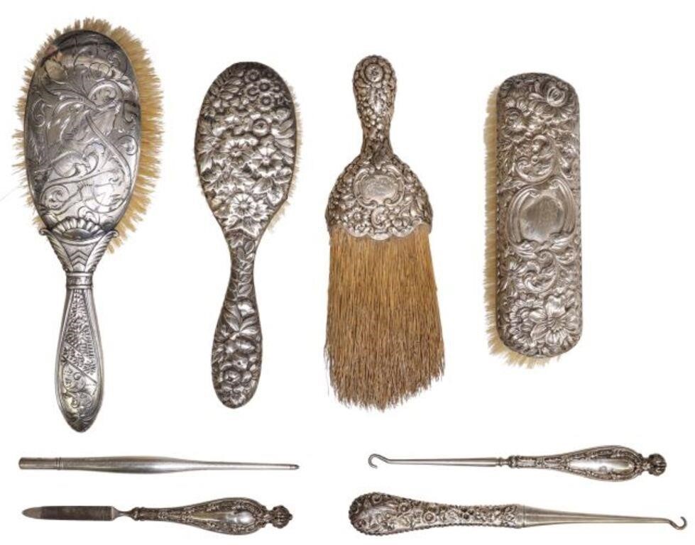 (8) STERLING SILVER HANDLED