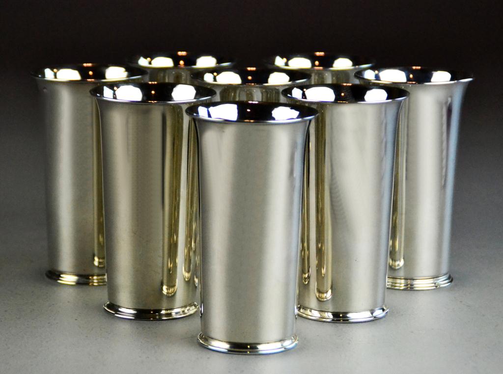 (8) Sterling Silver Julep