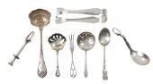 (8) Sterling table items to in