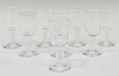 (8) STEUBEN AIR TWIST STEM COR